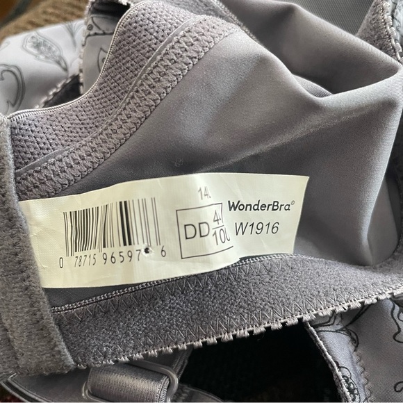 Wonderbra Floral Lace Full Support Underwire Bra Plus Size - Picture 6 of 6